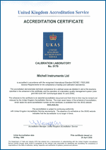 UKAS Accreditation Certificate